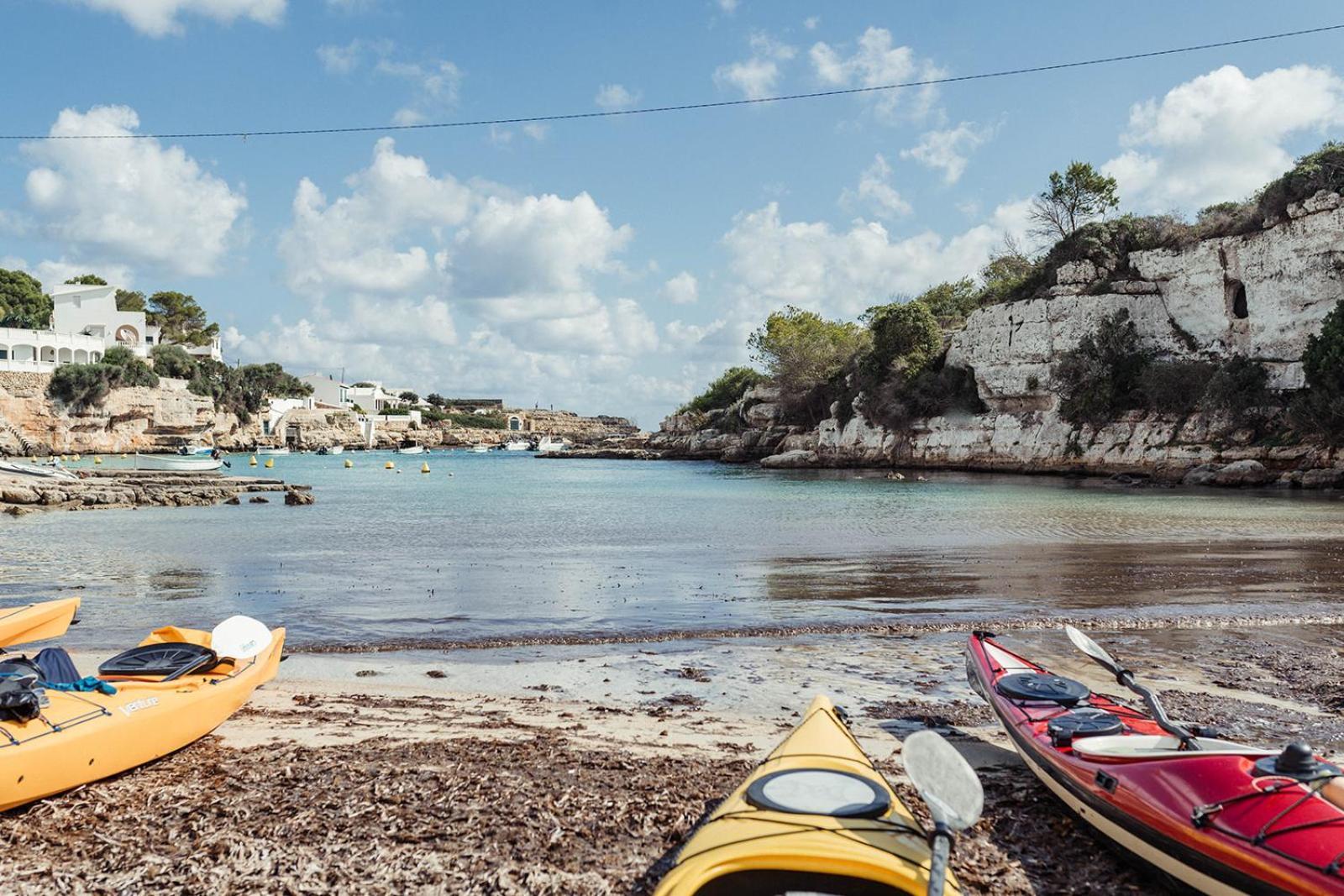 Hostal Xuroy Cala Alcaufar Dış mekan fotoğraf