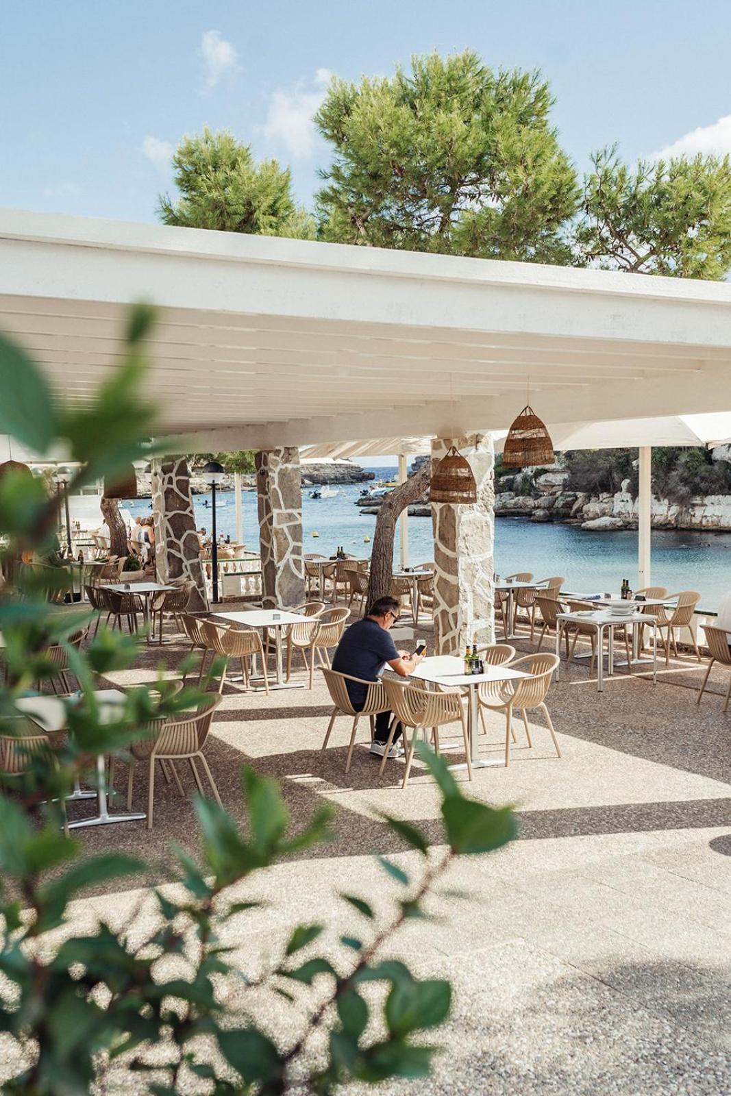 Hostal Xuroy Cala Alcaufar Dış mekan fotoğraf